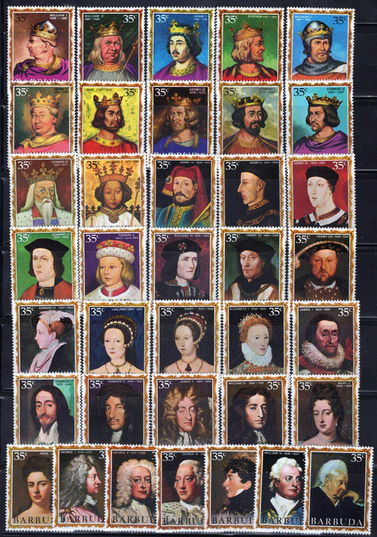 Barbuda 43-79 MNH English Monarchs Royalty ZAYIX 062723S54