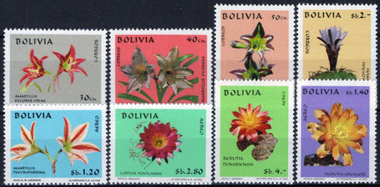 Bolivia 534-537, C310-C313 MNH Flowers Nature Plants ZAYIX 062723S79M