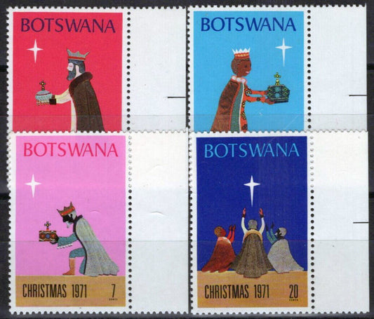 Botswana 80-83 MNH Christmas Three Kings & Star 062723S101M