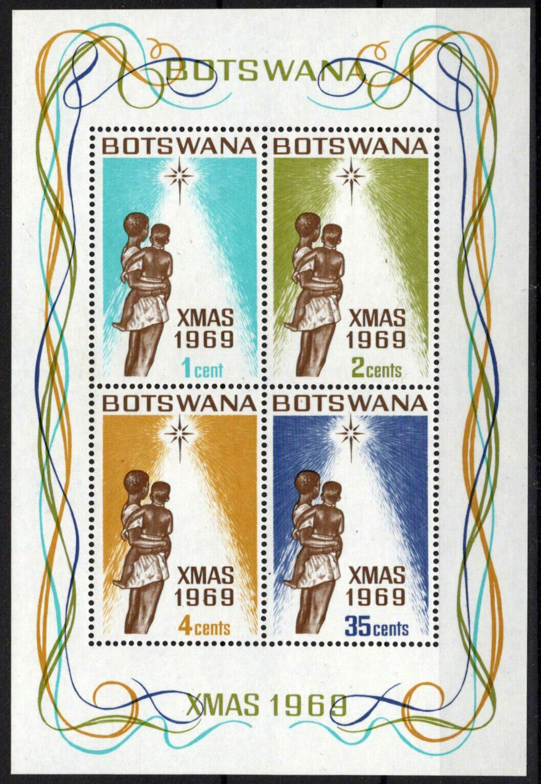 Botswana 57a MNH Christmas Star of Bethlehem 061223SM54M