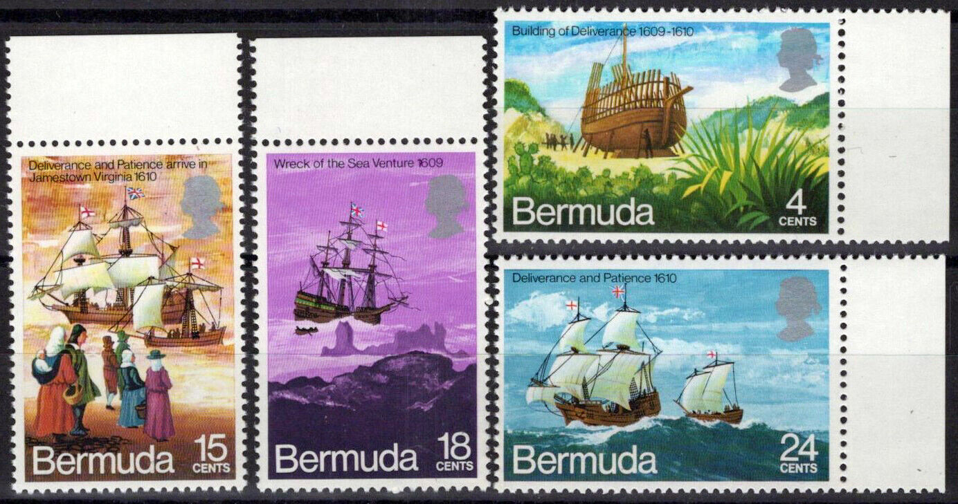 Bermuda 280-283 MNH Ships Transportation ZAYIX 071423S100M