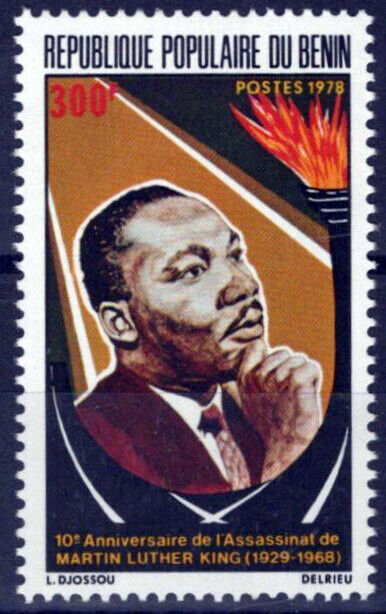Benin 406 MNH Martin Luther King Jr Civil Rights Leader 071423S110