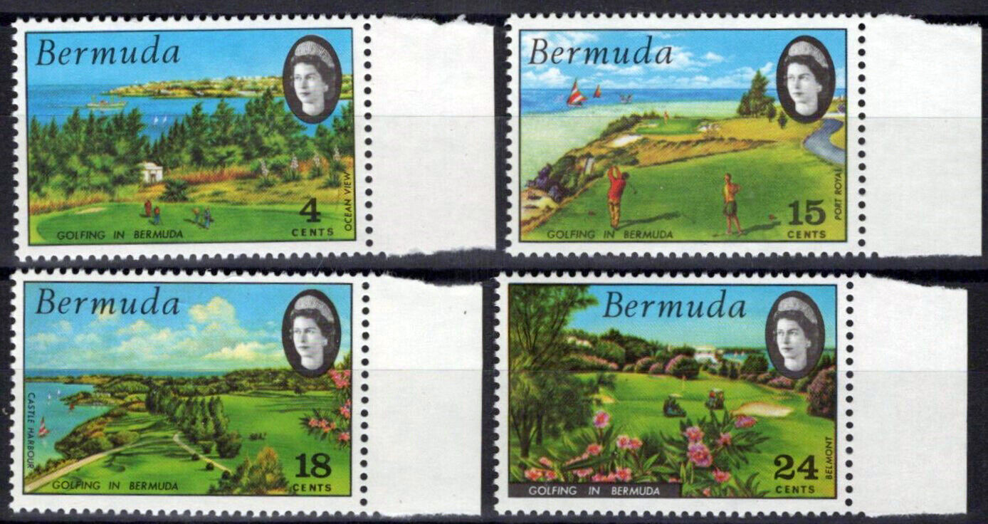 Bermuda 284-287 MNH Golf Courses Sports Games ZAYIX 071423S101M