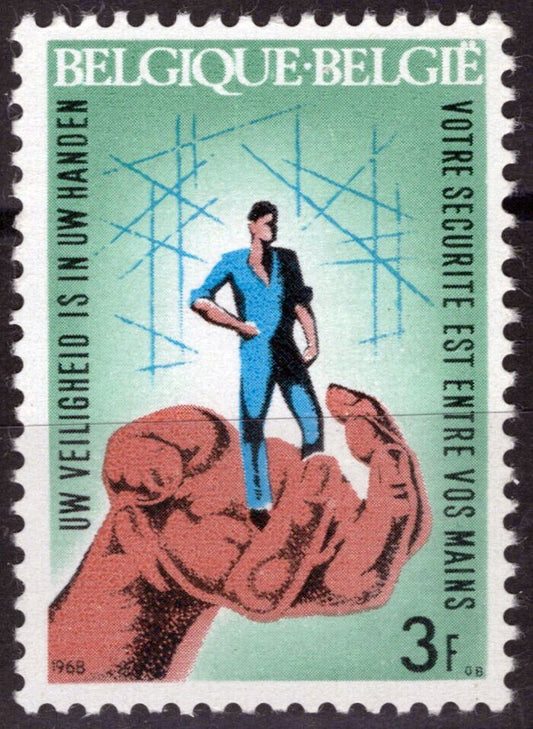 Belgium 698 MNH Industry Worker Careers ZAYIX 071823S44