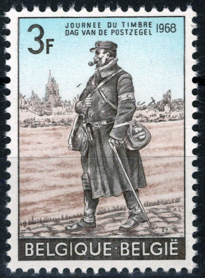 Belgium 699 MNH Military Mailman Artist James Thiriar ZAYIX 071823S45M