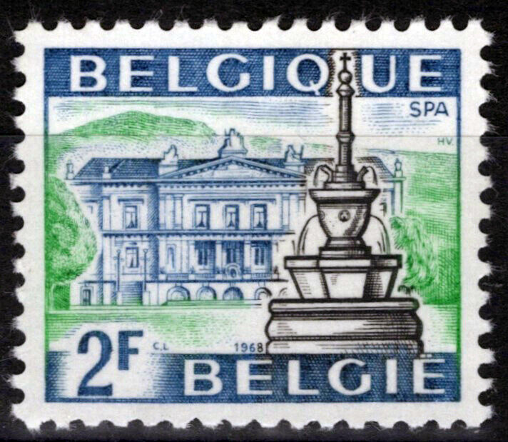 Belgium 652 MNH Tourism Architecture Kursaal Spa ZAYIX 071823S49M