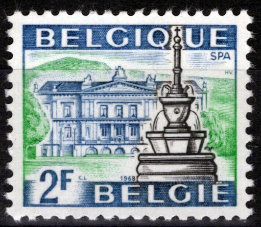 Belgium 652 MNH Tourism Architecture Kursaal Spa ZAYIX 071823S49M