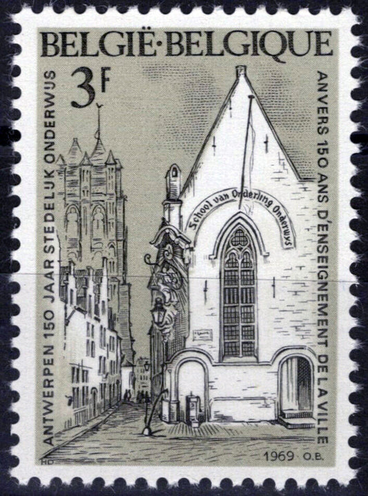 Belgium 716 MNH Broodjes Chapel Architecture ZAYIX 071823S55M