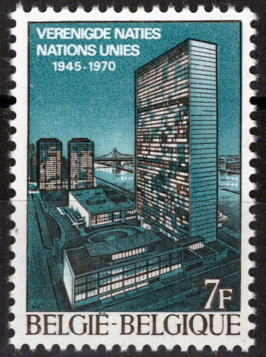 Belgium 789 MNH UN Headquarters ZAYIX 071823S130M