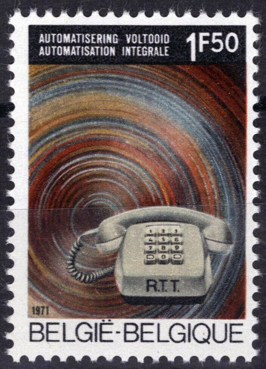 Belgium 796 MNH Communications Telephone ZAYIX 071823S137