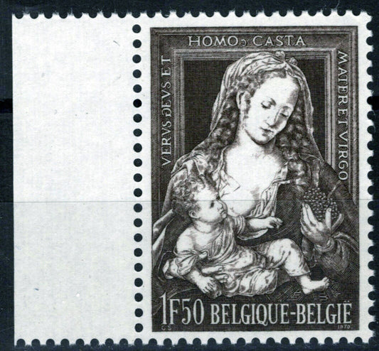 Belgium 794 MNH Madonna with the Grapes Artist Jean Gossaert ZAYIX 071823S135