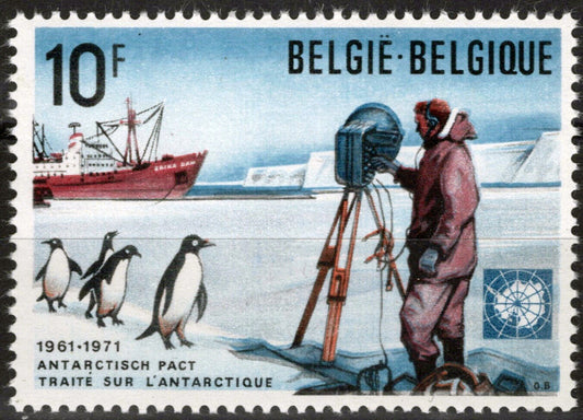 Belgium 806 MNH Antarctic Explorer Ships Penguins ZAYIX 071823S146