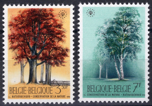 Belgium 737-738 MNH Trees Plants Nature Conservation ZAYIX 071823S121M