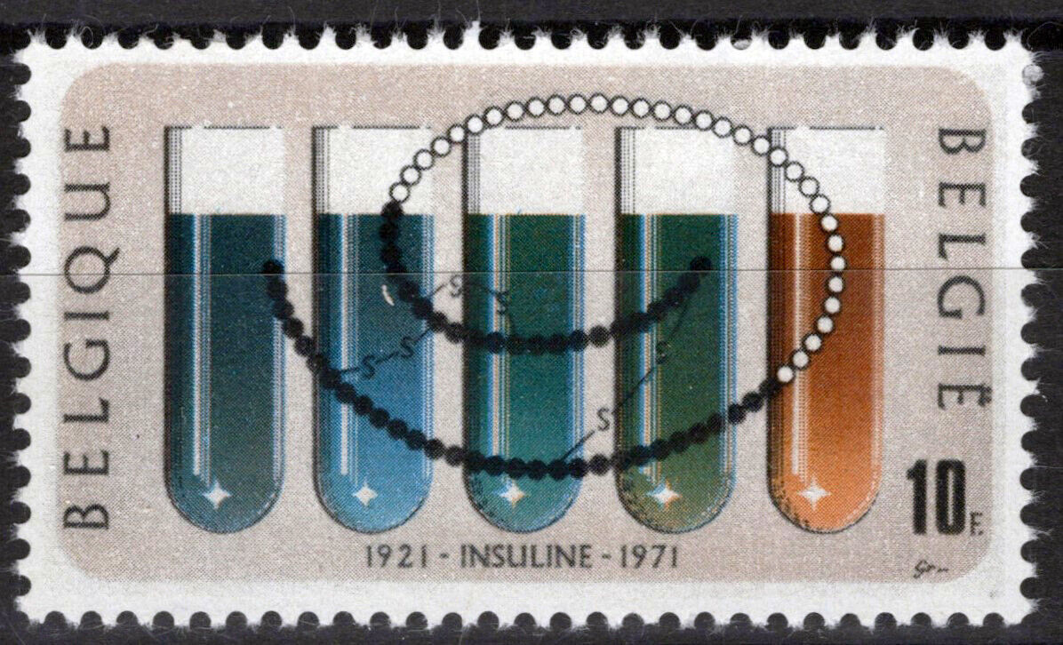 Belgium 811 MNH Medicine Discovery of Insulin ZAYIX 071823S150M