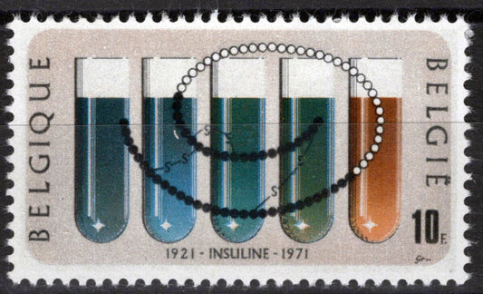 Belgium 811 MNH Medicine Discovery of Insulin ZAYIX 071823S150M