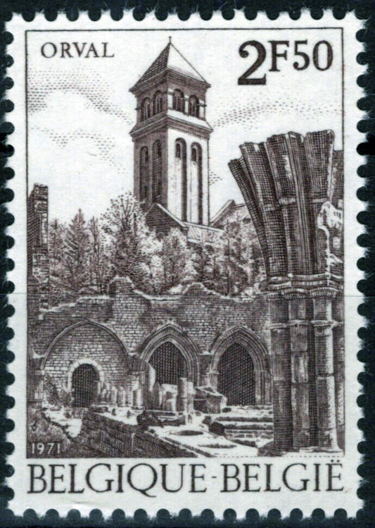 Belgium 807 MNH Orval Abbey Architecture ZAYIX 071823S147M