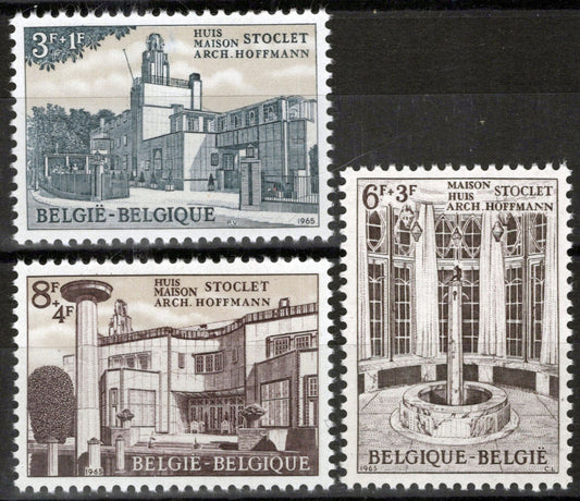 Belgium B776-B778 MNH Semi-Postal Stoclet House Architecture ZAYIX 071823S160