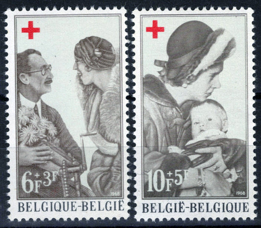 Belgium B822-B823 MNH Semi-Postal Queen Fabiola Royalty ZAYIX 071823S161M