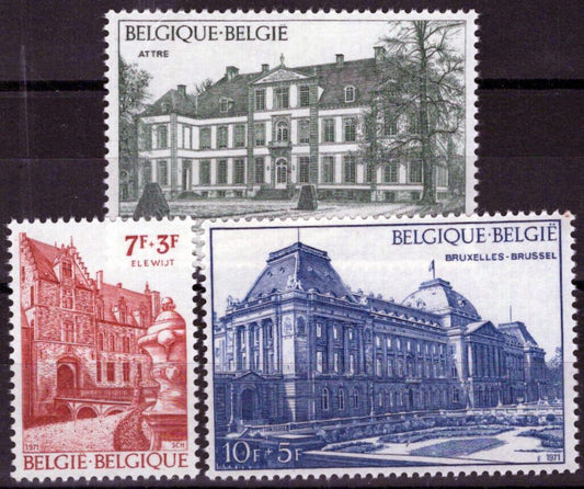 Belgium B876-B878 MNH Semi-Postal Architecture Royal Palace ZAYIX 071823S180M