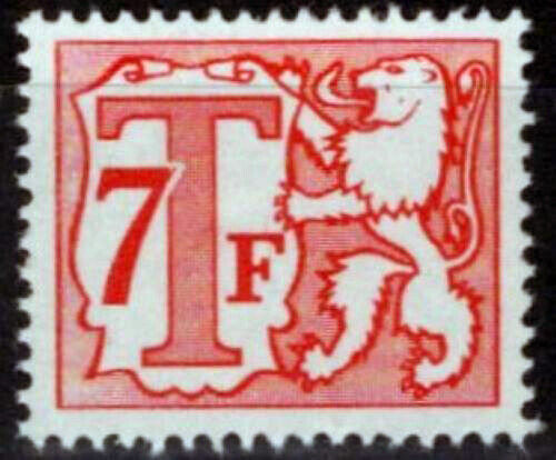 Belgium J67 MNH Postage Due Lion Coat of Arms Numerals ZAYIX 071823S182M