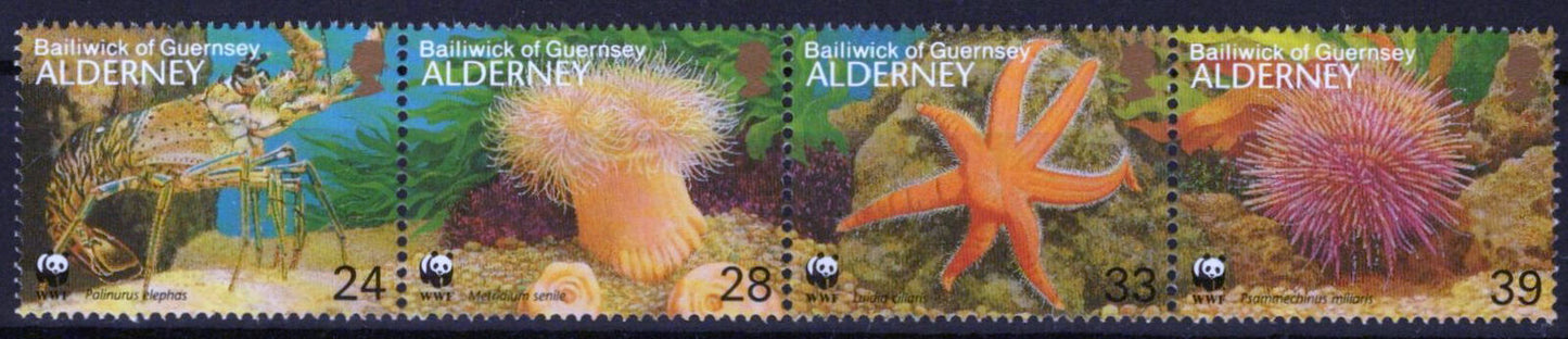 Alderney 69 MNH Marine Life