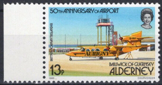 Alderney 19 MNH Aviation Planes Aircraft