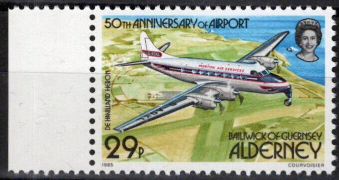 Alderney 20 MNH Aviation Planes Aircraft