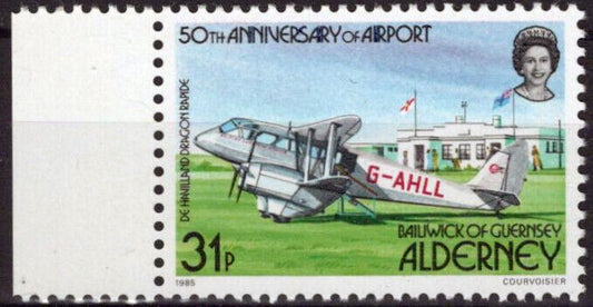 Alderney 21 MNH Aviation Planes Aircraft