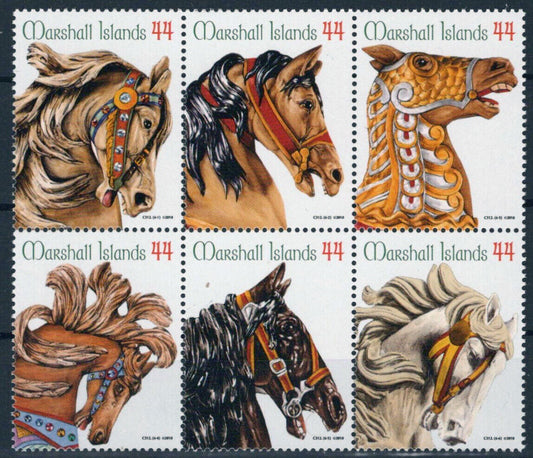 Marshall Islands 969 MNH Carousel Horses ZAYIX 090223SM70M