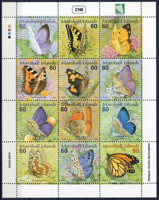 Marshall Islands 752 MNH Butterflies Insects ZAYIX 090223SM91