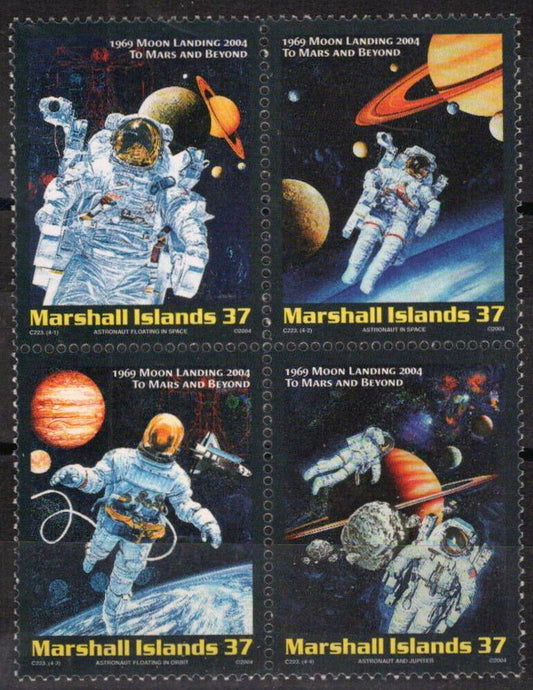 Marshall Islands 837 MNH Space First Manned Moon Landing ZAYIX 092023S96M