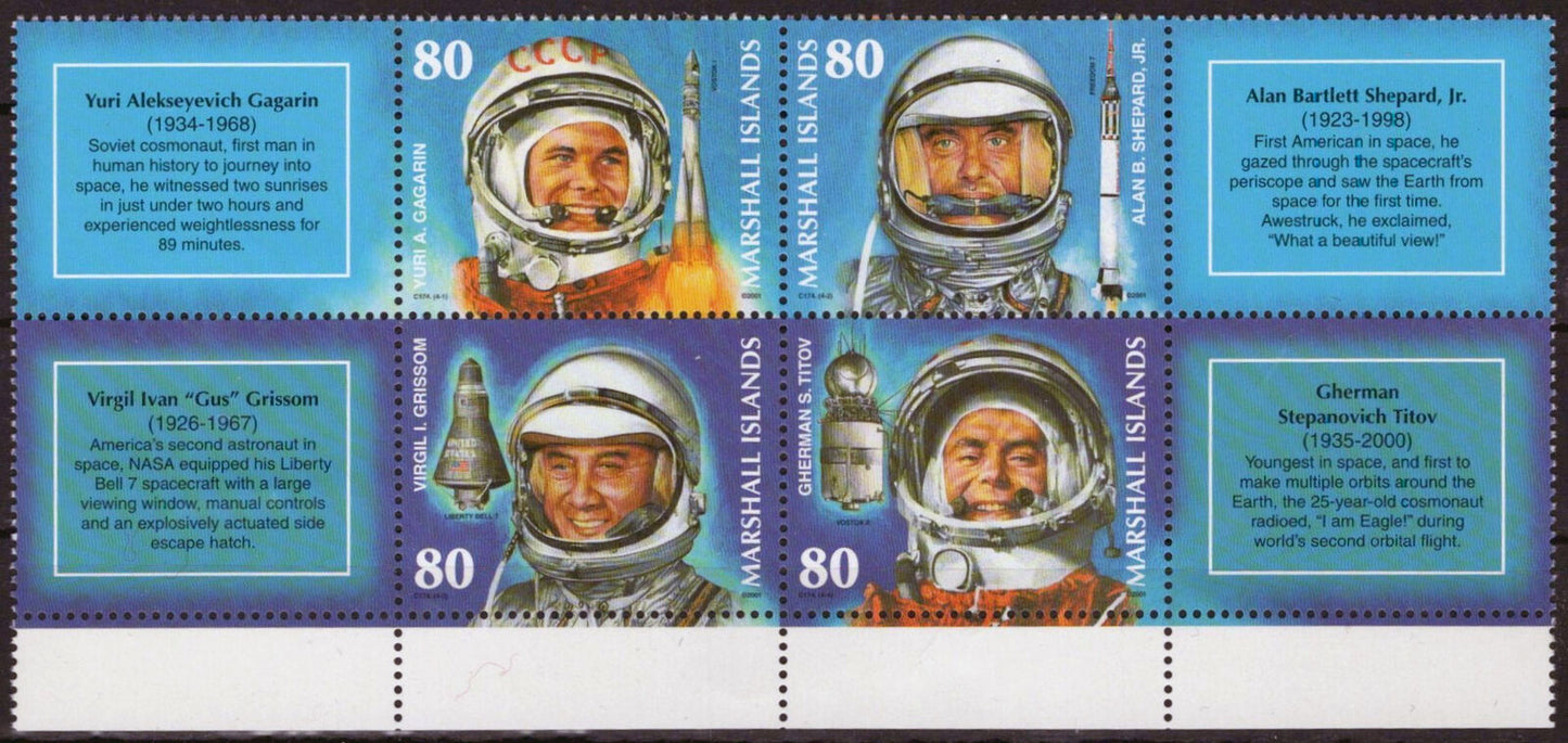 Marshall Islands 779 MNH Space Astronauts Manned Spaceflight Zayix 090223SM97M