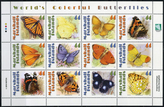 Marshall Islands 977 MNH Butterflies Insects ZAYIX 092023SL27M