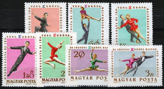 Hungary 1484-1490 MLH Figure Skating Ice Dancing Sports 092023S128