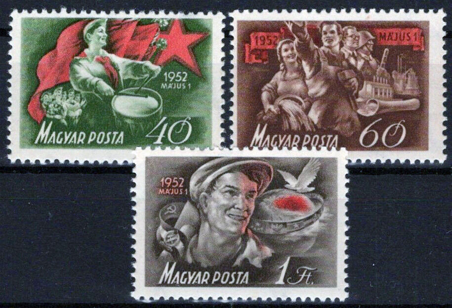 Hungary 997-999 MNH Labor Day Workers Soldiers 092023S168