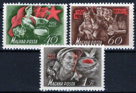 Hungary 997-999 MNH Labor Day Workers Soldiers 092023S168