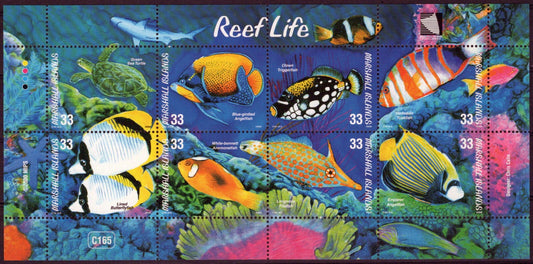 Marshall Islands 751 MNH Marine Life Reef Fish Zayix Stamps 090223SM90M