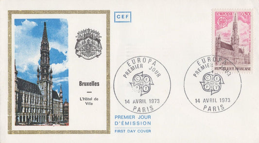 France First Day Cover FDC 1366 Europa CEPT L'Hotel de Ville 032323SM16