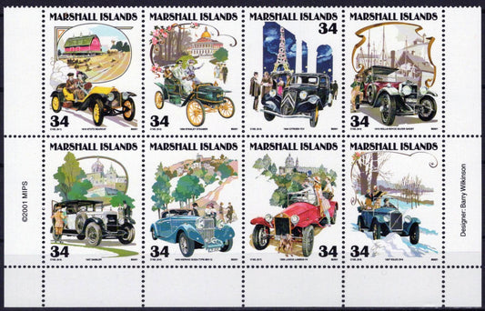 Marshall Islands 788 MNH Automobiles Transportation Zayix Stamps 092523SM60M