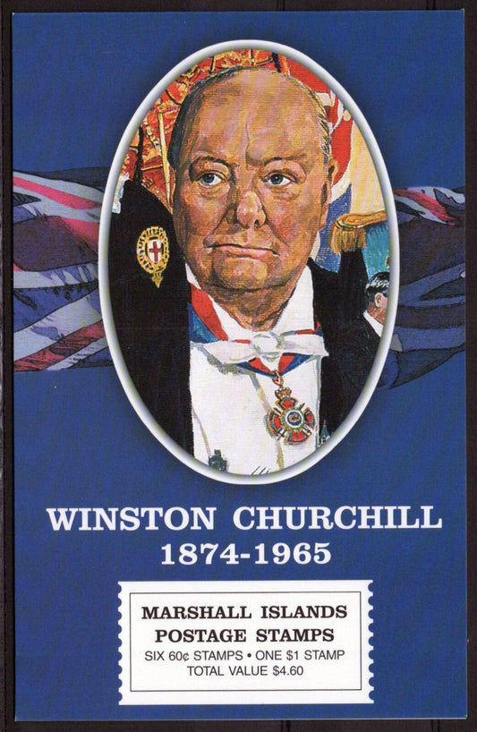 Marshall Islands 746a MNH Complete Booklet Winston Churchill 092523SM56M