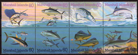 Marshall Islands 595 MNH Pacific Game Fish Marine Life 092523SM59M