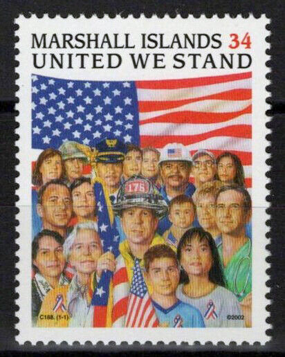 Marshall Islands 795 MNH United We Stand People Flag 100323S165M