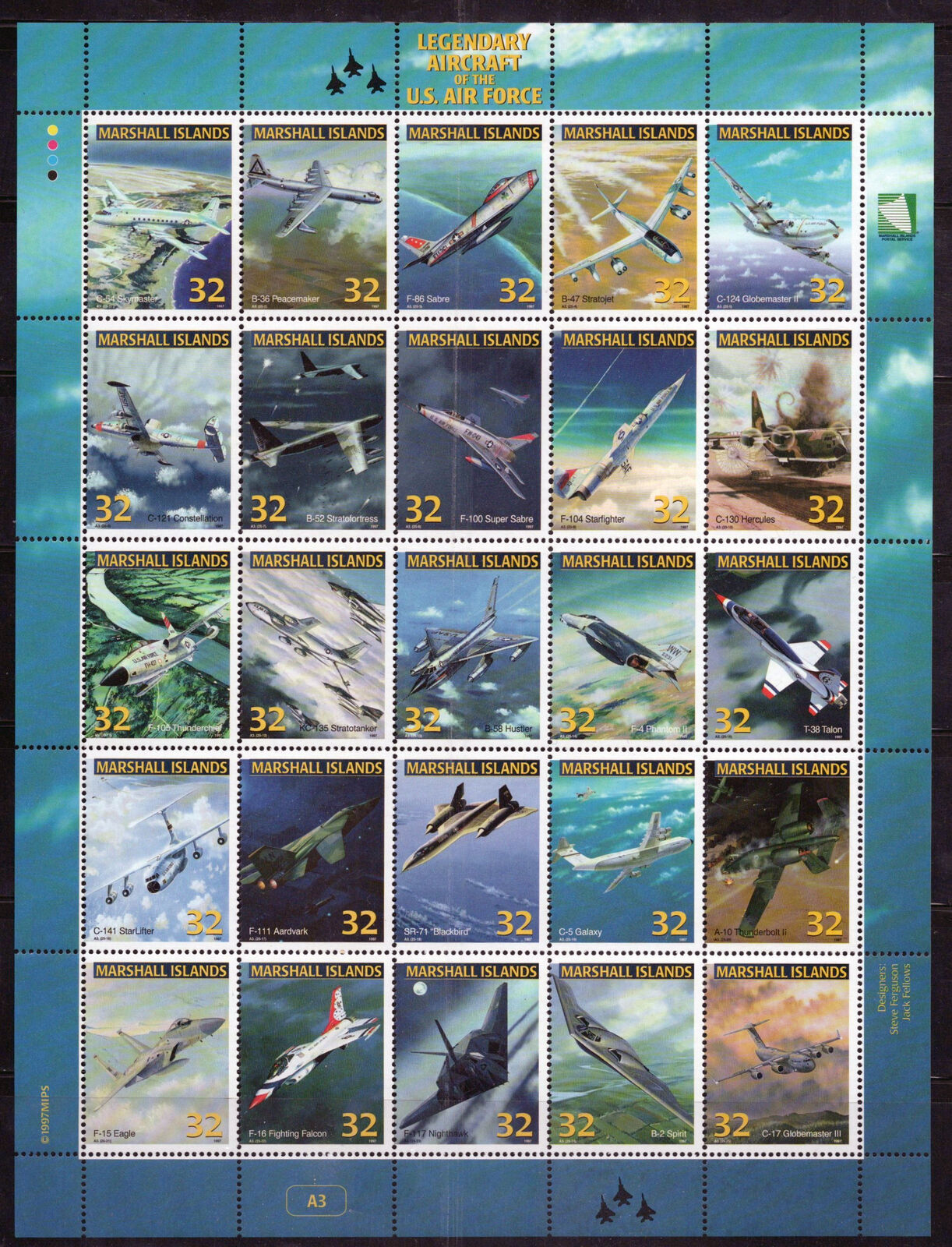 Marshall Islands 641 MNH Aircraft Aviation Planes Military 092723SL17M