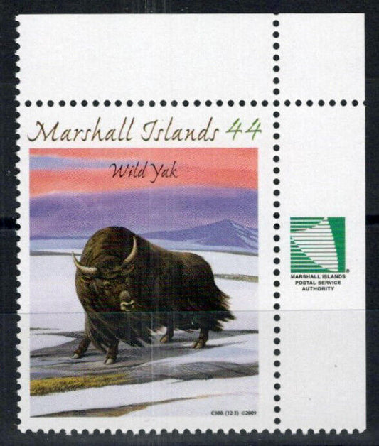 Marshall Islands 955c MNH Wild Yak Endangered Animals 101623S06M