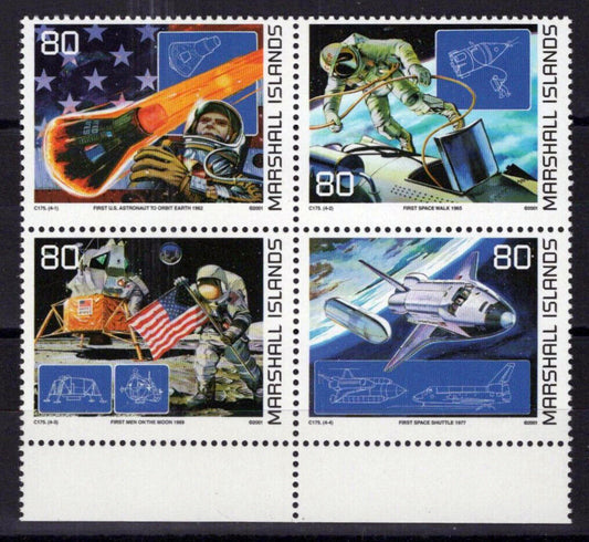 Marshall Islands 781 MNH Space Shuttle Astronaut Moon Zayix Stamps 100323S186M