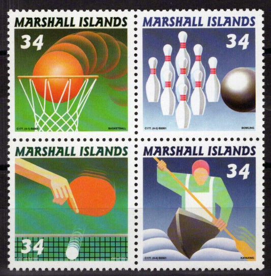 Marshall Islands 783 MNH Sports Games Basketball Bowling 100323S184M