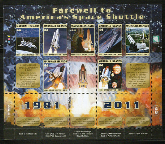 Marshall Islands 1001 MNH Space Shuttle Challenger 1986 092723SL28M