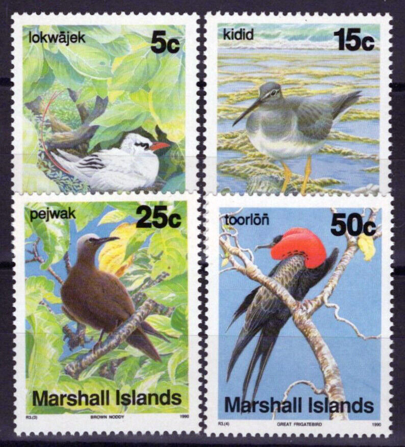 Marshall Islands 347, 350, 353, 361 MNH Birds Wildlife Animals 101623S21M