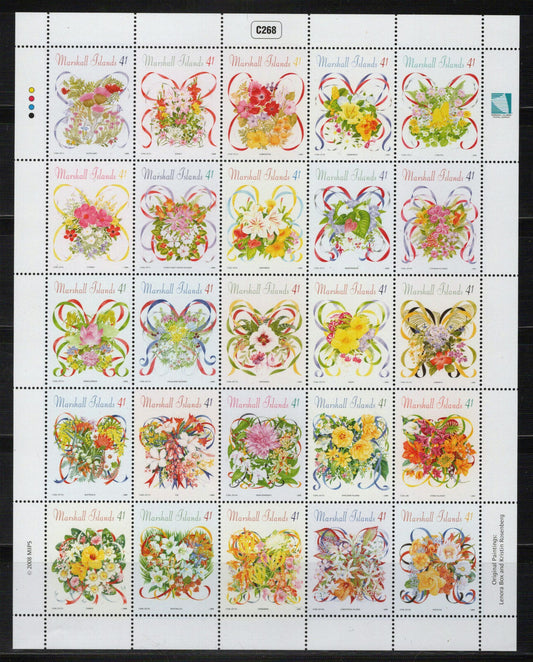 Marshall Islands 904 MNH Flower Bouquets Plants Nature 092723SL33M