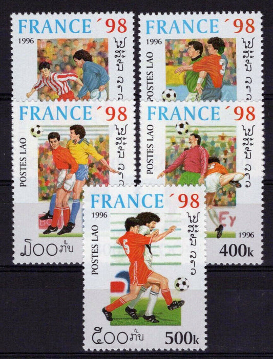 Laos 1268-1272 MNH World Cup Soccer Championships Sports Games